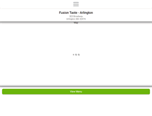 Tablet Screenshot of fusiontastearlington.com